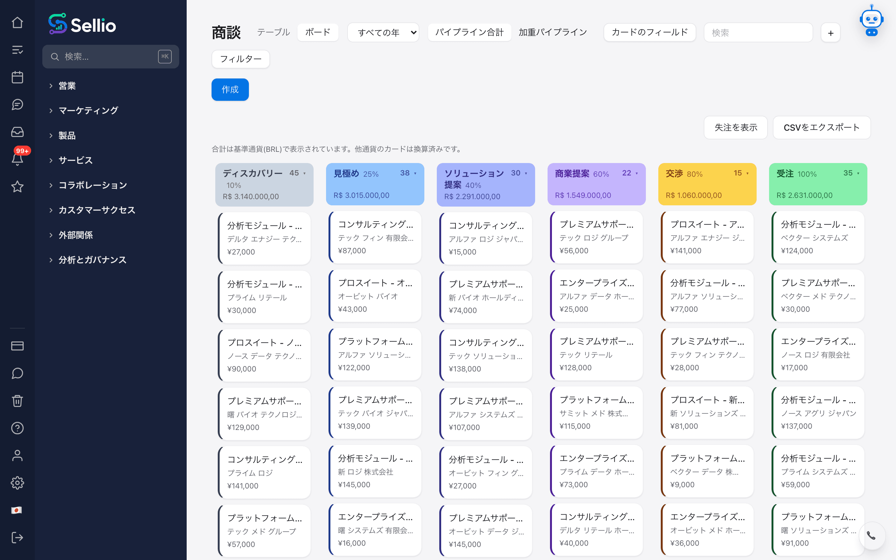 パイプラインを視覚的にコントロール
