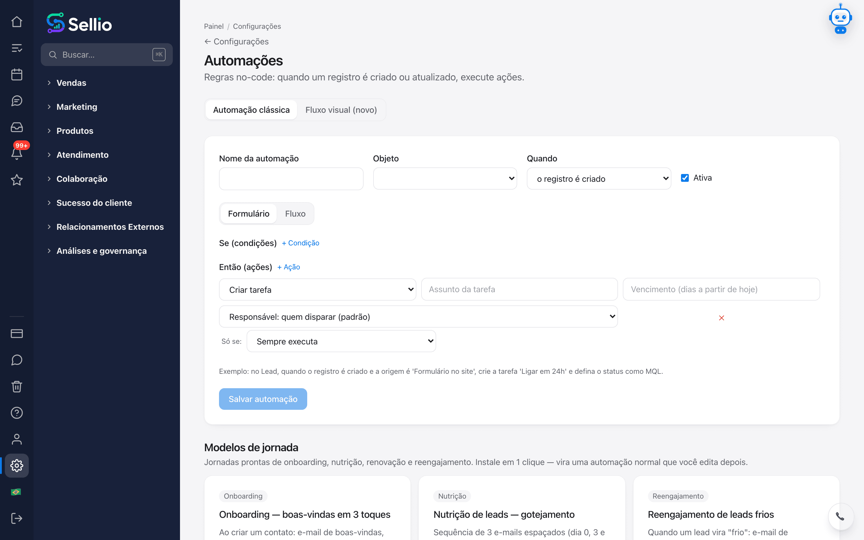 Deixe o trabalho repetitivo com a máquina